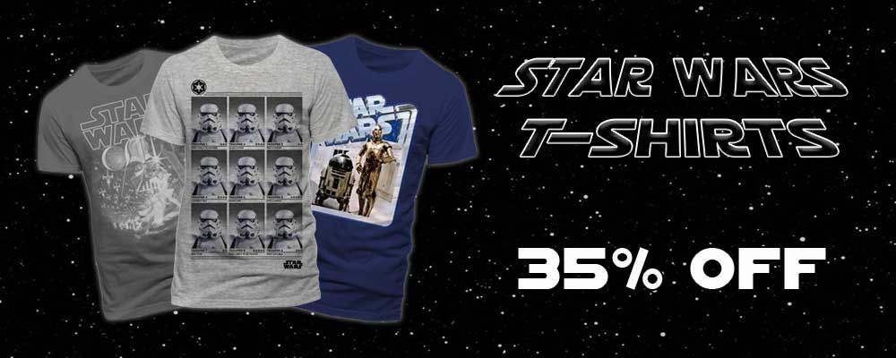 Black Friday Sales at Jedi-Robe.com T-Shirts 35% off